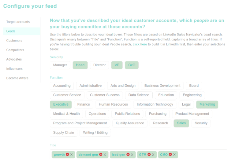 Configure your LInkedIn Feed for Salesforce